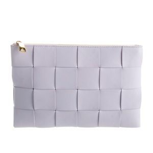 Bottega Veneta Purple Cassette Flat Clutch